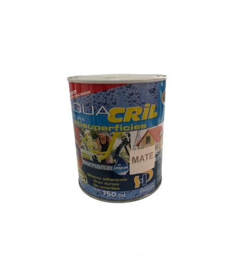 Esmalte al Agua Aquacril Blanco Mate Hispalense de Pinturas