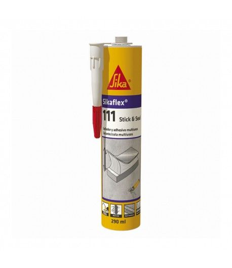 MASILLA POLIURETANO NEGRO SIKA 111 290ML