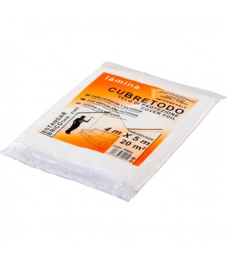 Plastico para Cubrir Fino 4X5M