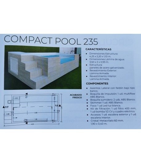 PISCINA SPA COMPACT POOL 235