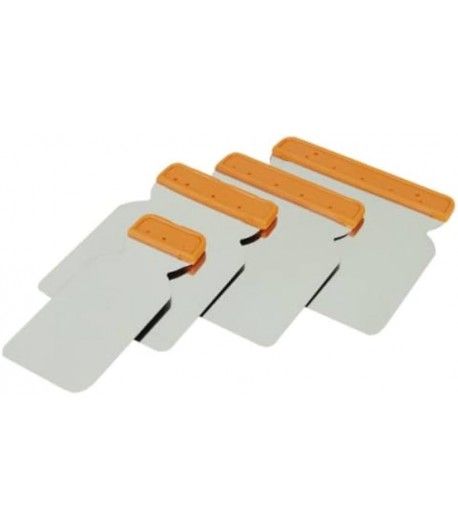 Juego de Espatulas de Carrocero de Acero Inoxidable 4 Uds