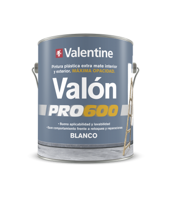 Pintura Plastica Valentine Valon Pro 600 Blanca