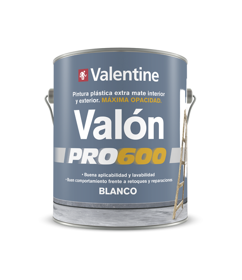 Pintura Plastica Valentine Valon Pro 600 Blanca