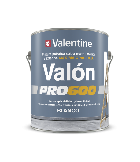 Pintura Plástica Valentine Valon Pro 600 Blanca