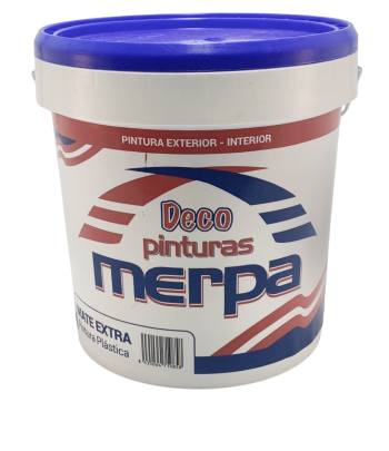 Pintura Plástica Merpa Mate Extra Blanco