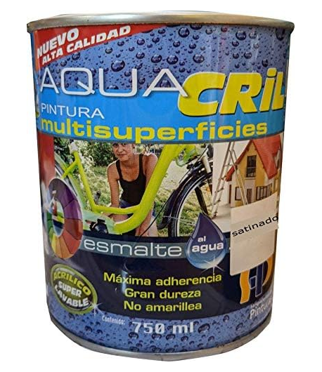 Esmalte al Agua Aquacril Blanco Satinado Hispalense de Pinturas